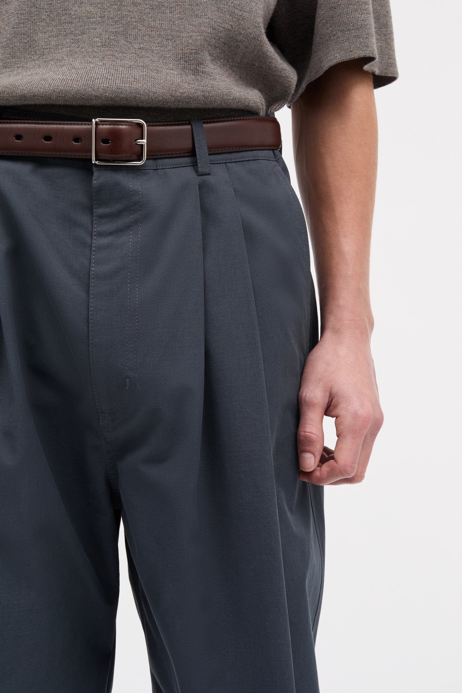 MKDT Studio ALO CHR LEATHER Belts BROWN
