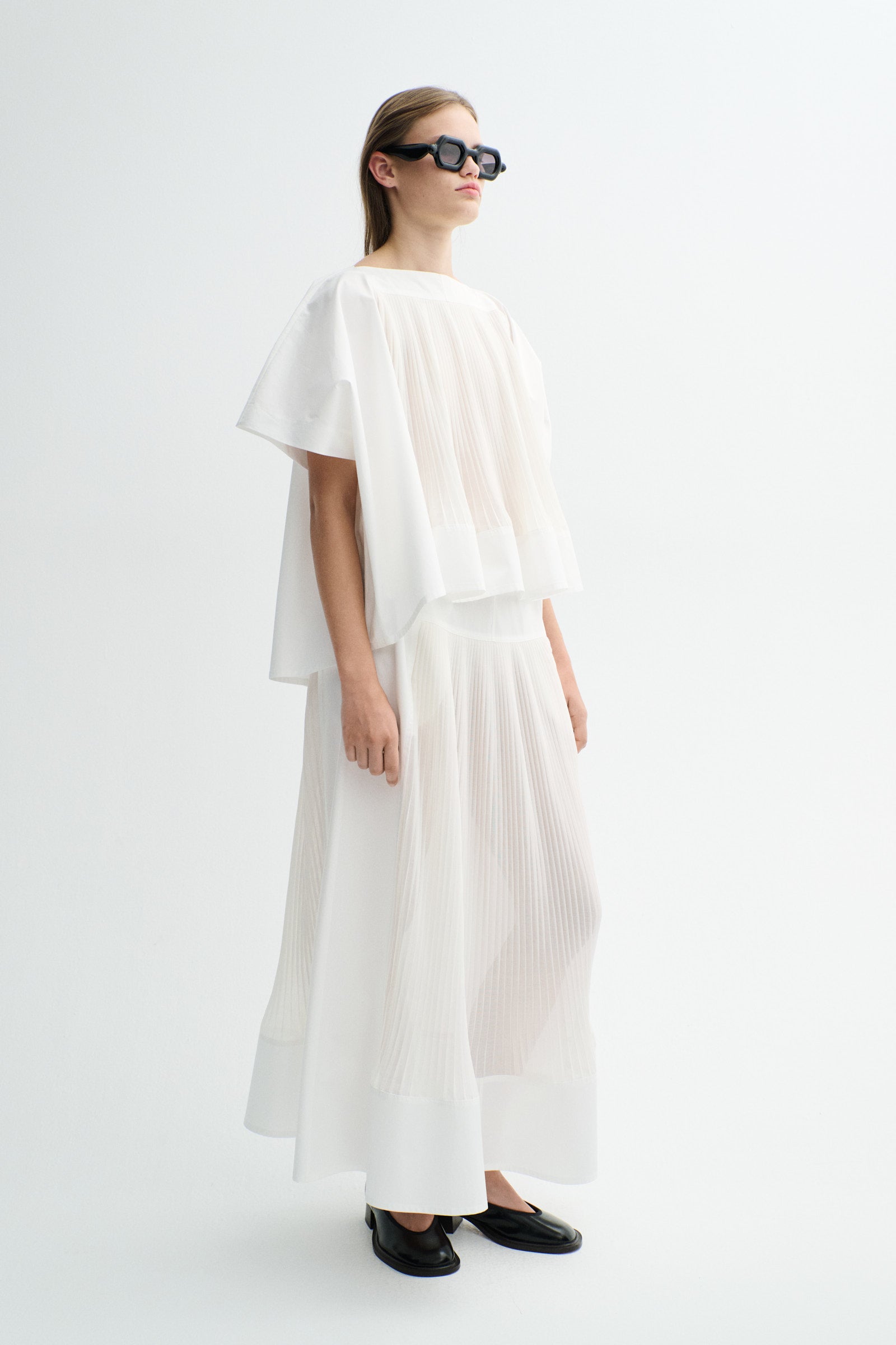 MKDT Studio BEBEL COTTON POPLIN Tops WHITE