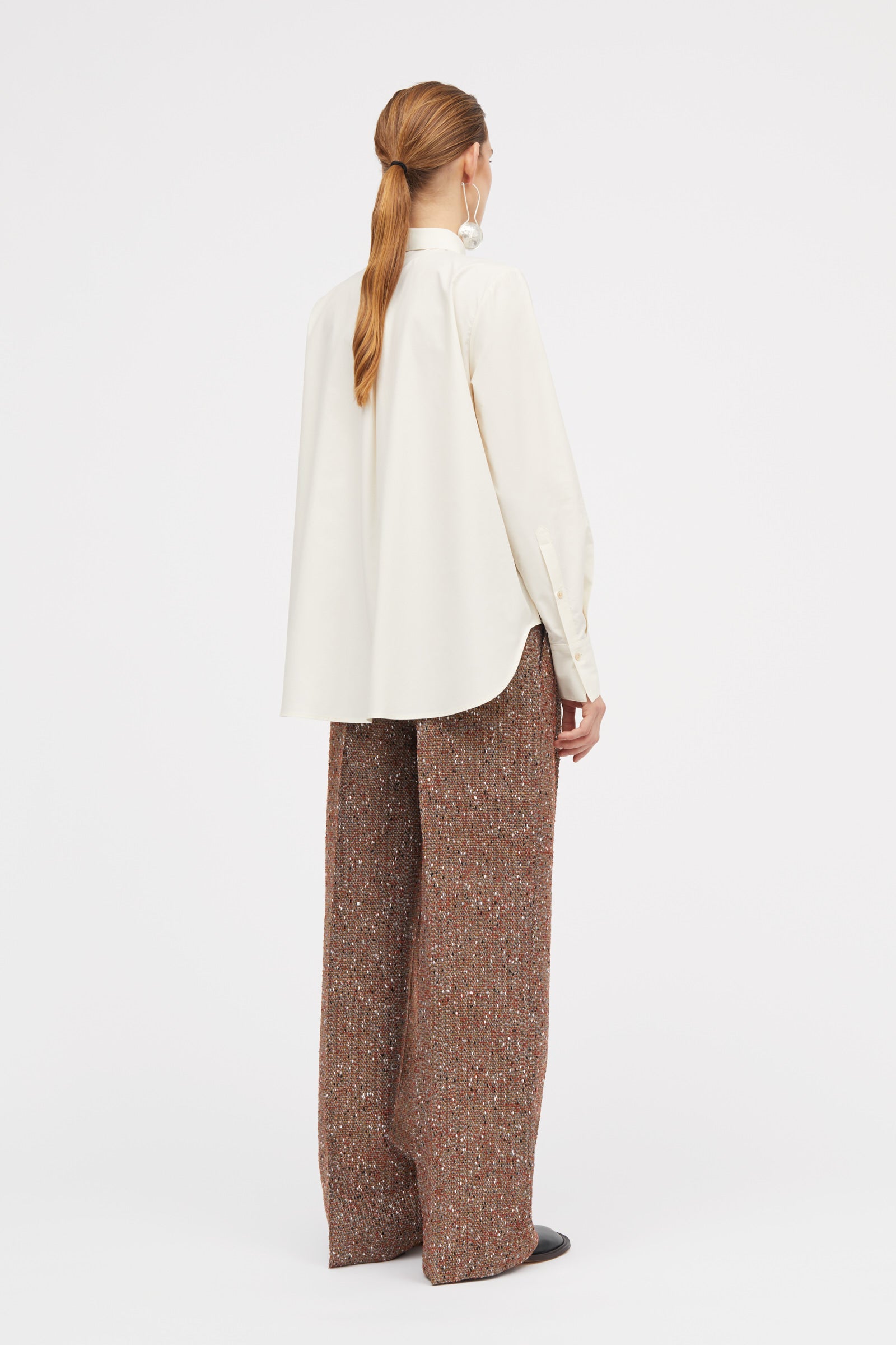 MKDT Studio Bertine Poplin Shirts Creme
