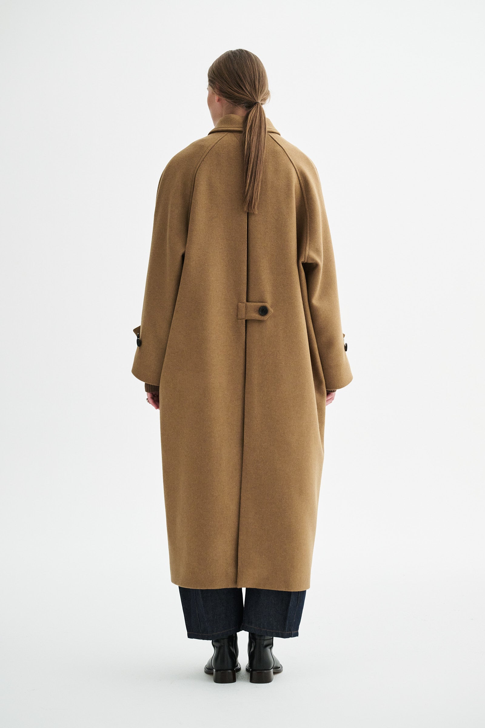 MKDT Studio CARO TWO LAYERED WOOL Coats PRALINE