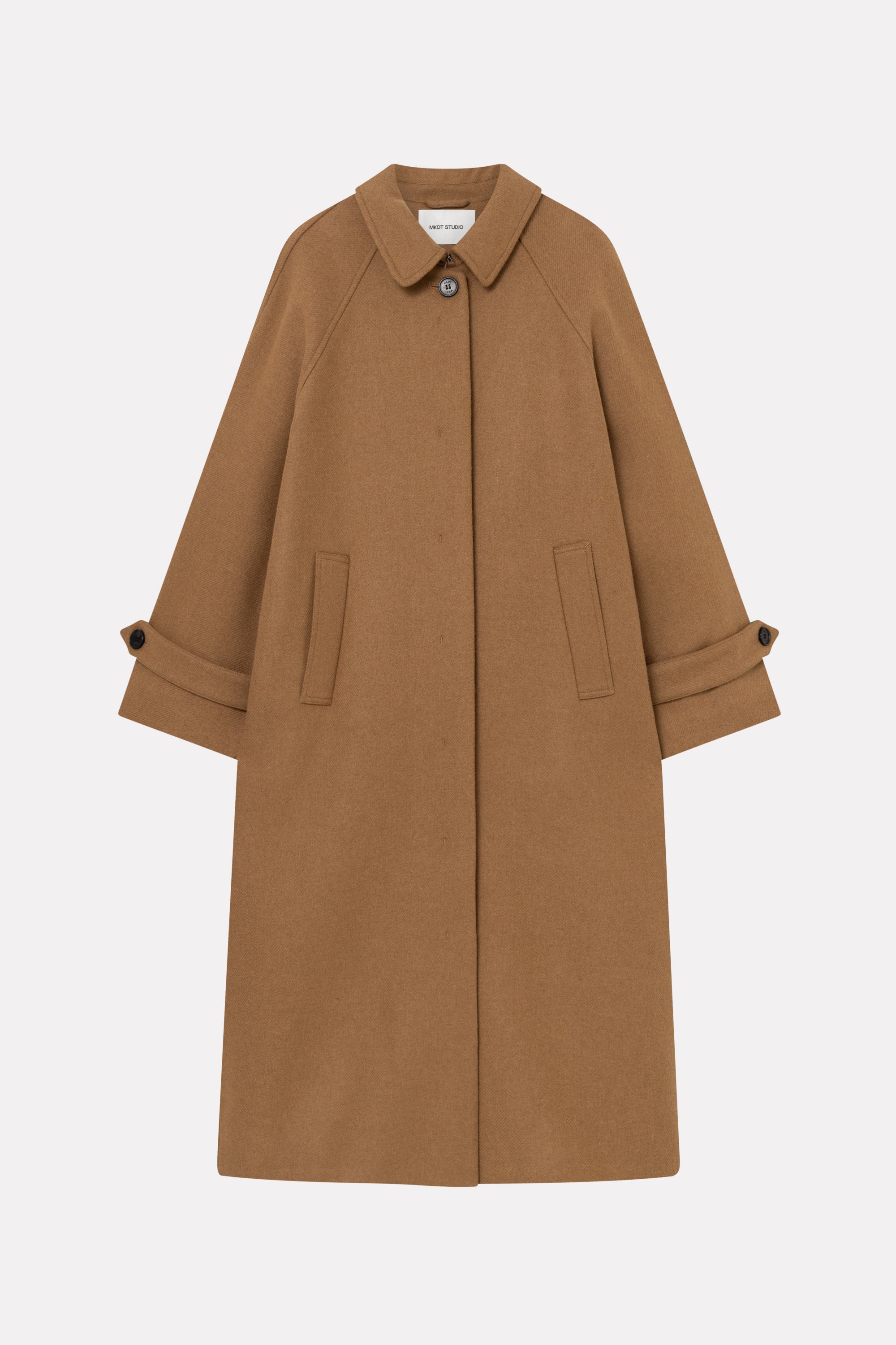 MKDT Studio CARO TWO LAYERED WOOL Coats PRALINE