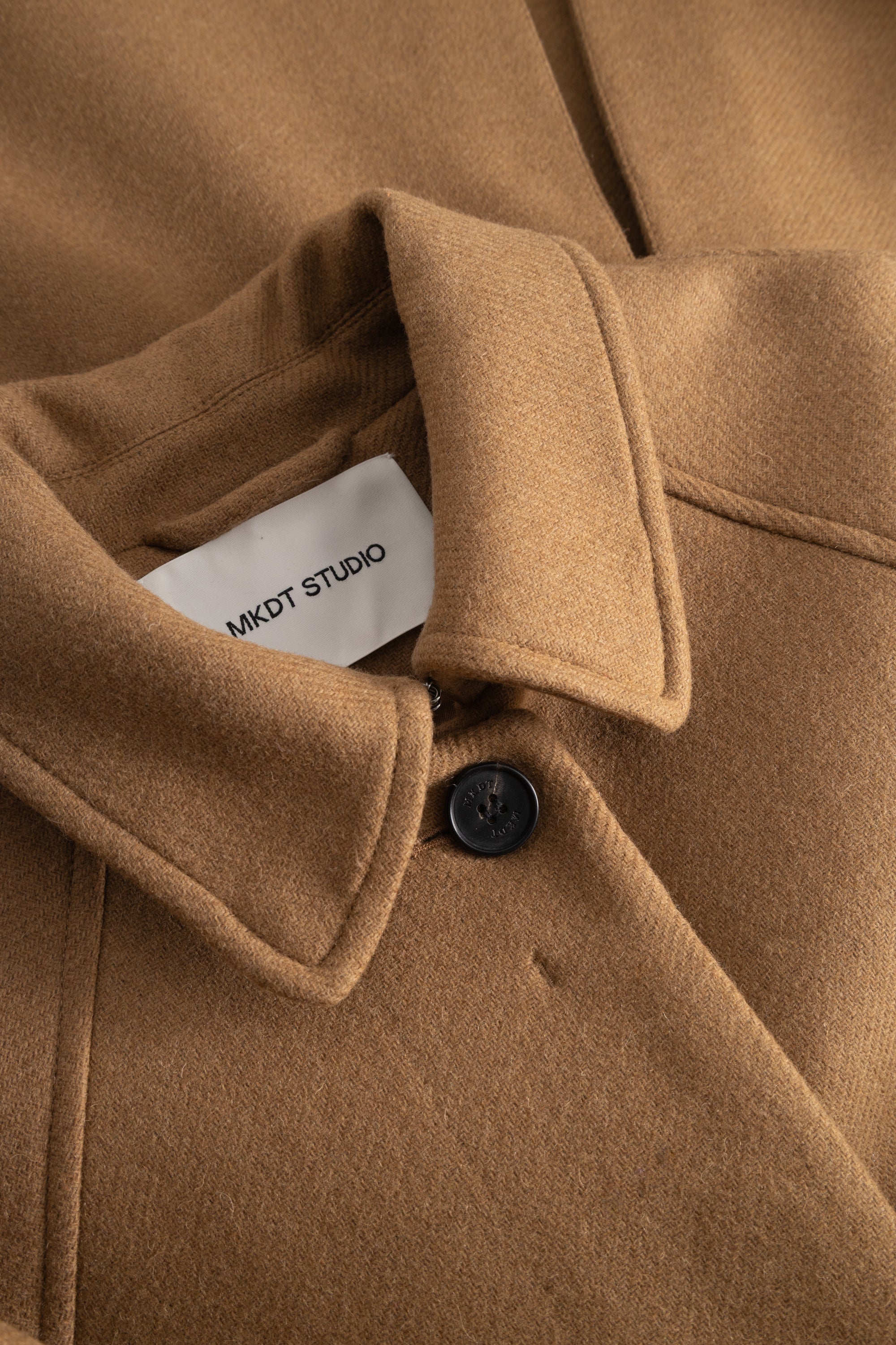 MKDT Studio CARO TWO LAYERED WOOL Coats PRALINE