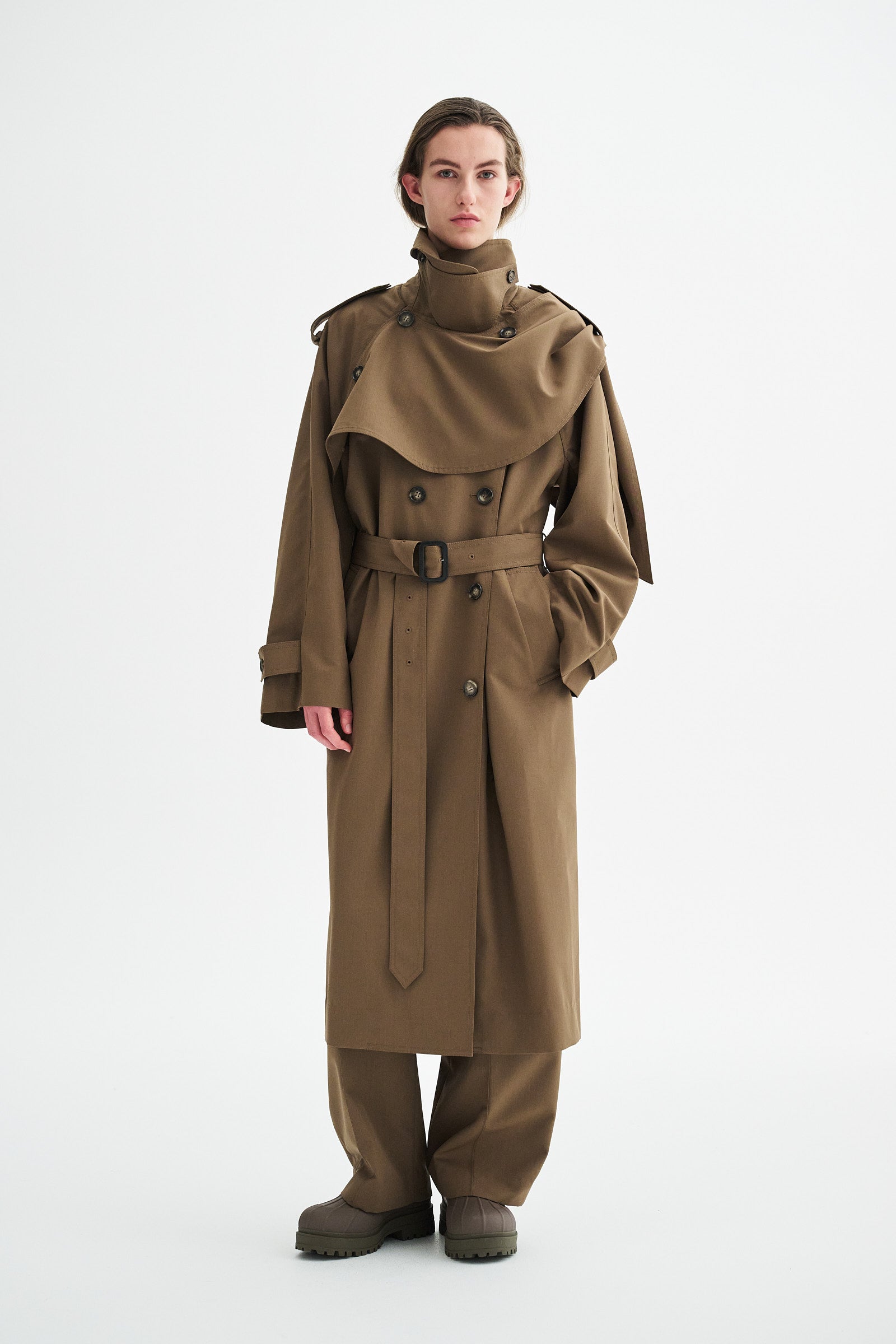 MKDT Studio CICELY WOOL TECH Coats WOOD