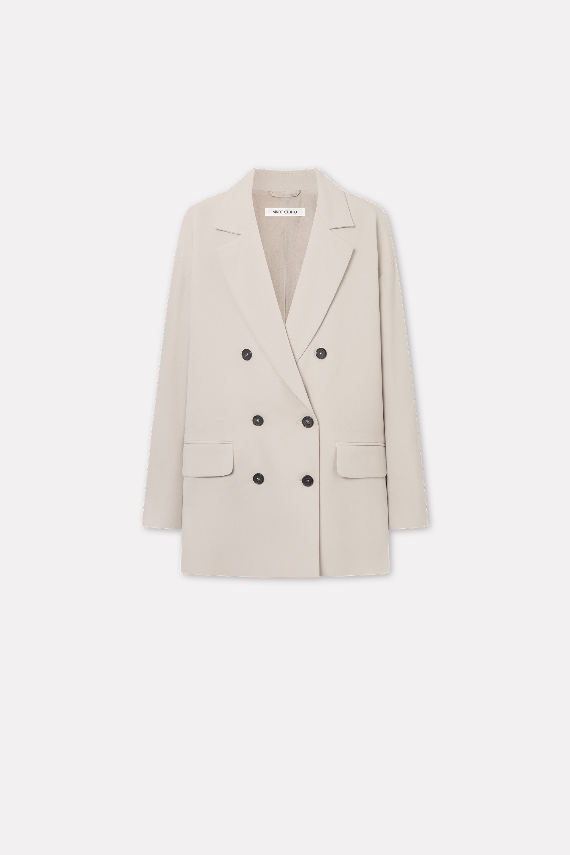 MKDT Studio Calia Crepe Georgette Coats SAND