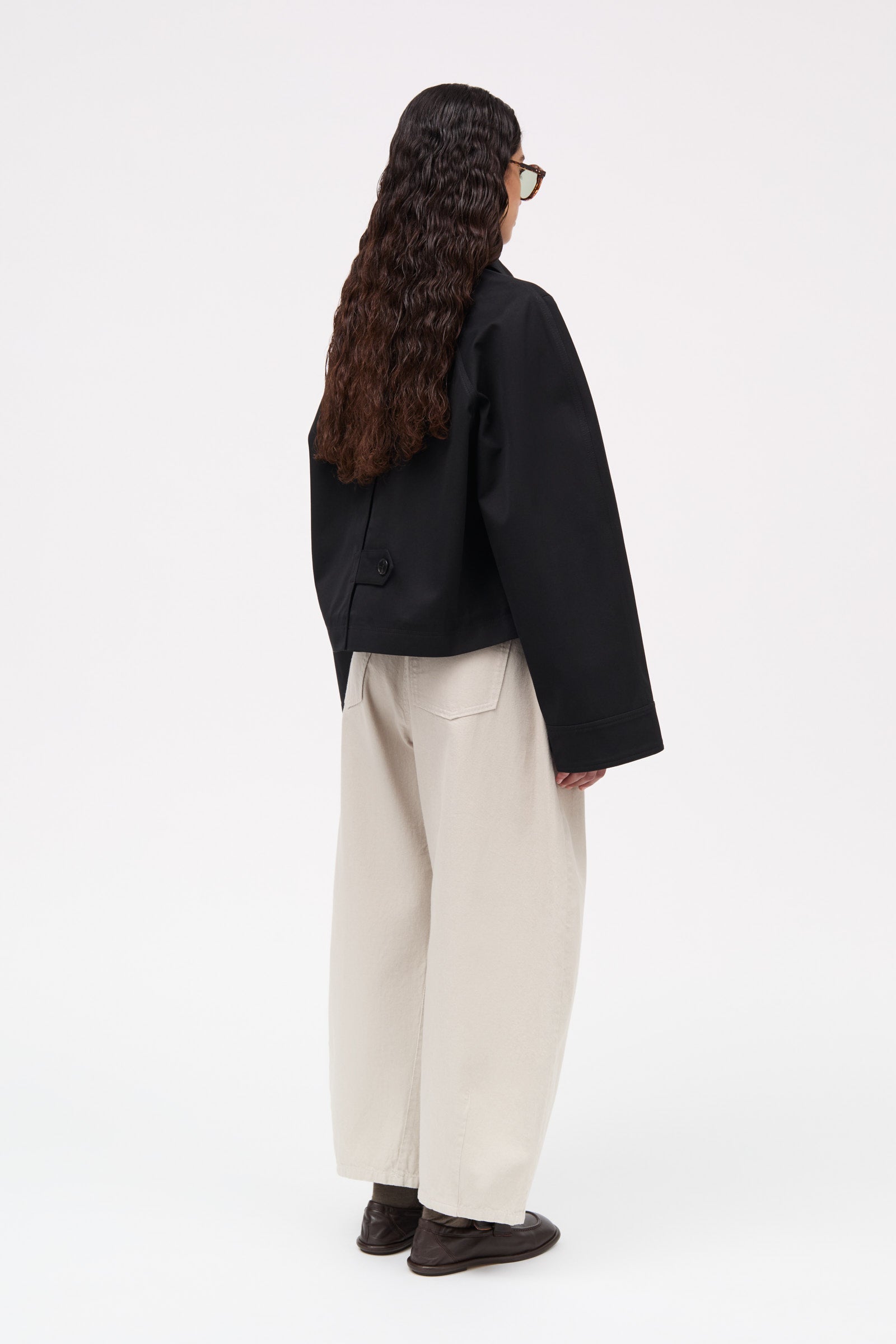 MKDT Studio Calypso Bonded Cotton Jackets BLACK