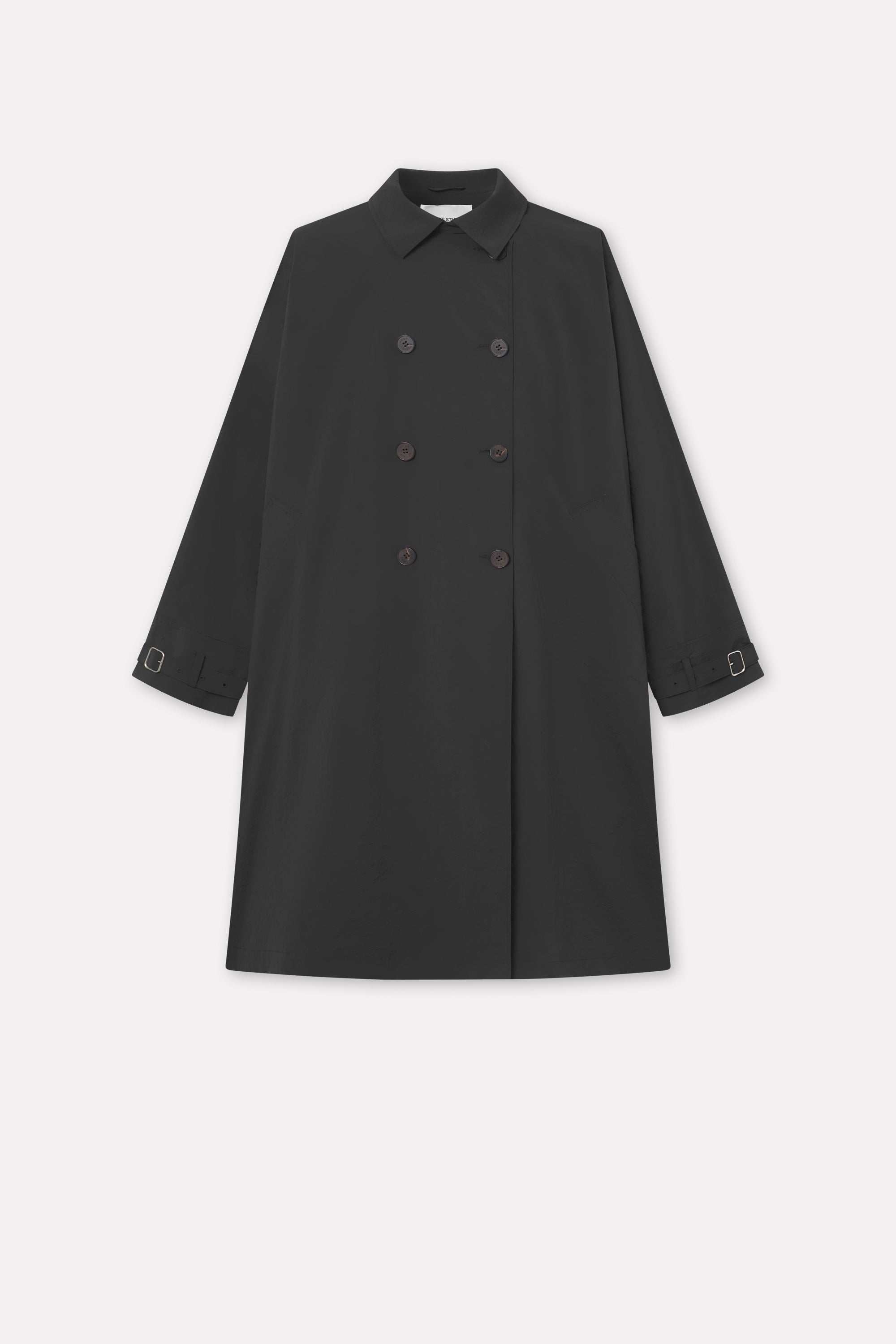 ジャケット MKDT STUDIO Charlene black coat Charlene Crisp Tech - BLACK – MKDT STUDIO