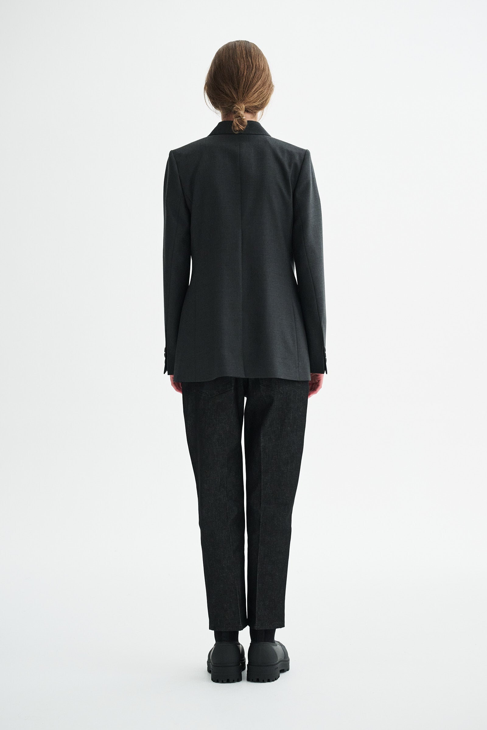 MKDT Studio JESTA ECO WOOL TWILL Jackets BLACK