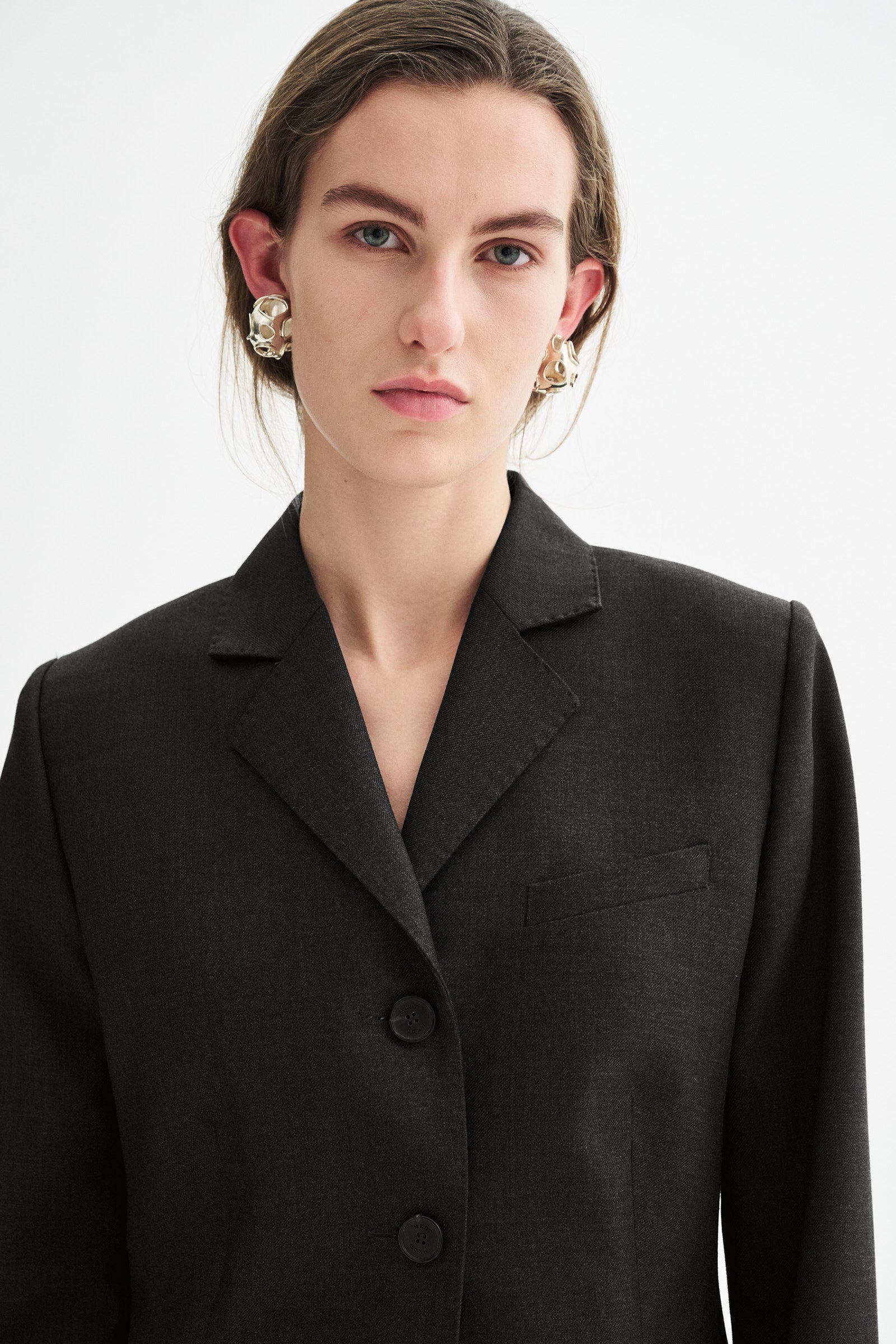 MKDT Studio JESTA ECO WOOL TWILL Jackets BROWN
