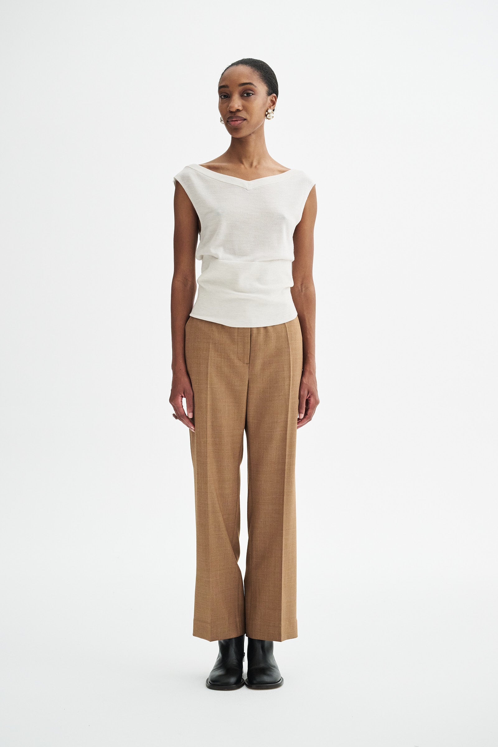 MKDT Studio KISHI MERINO Shirts LIGHT IVORY