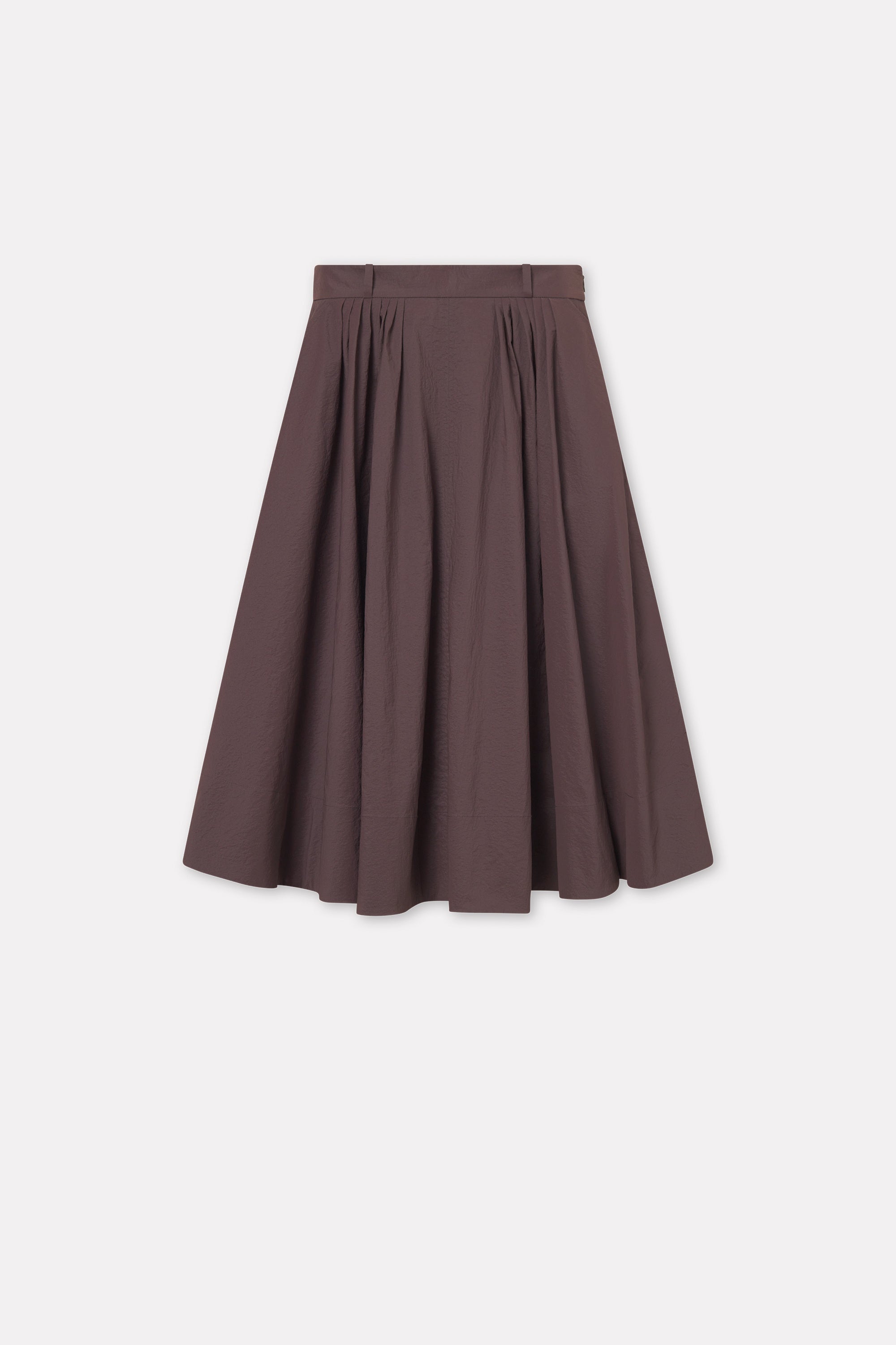 MKDT Studio Novo Skirt Shirts DEEP BROWN