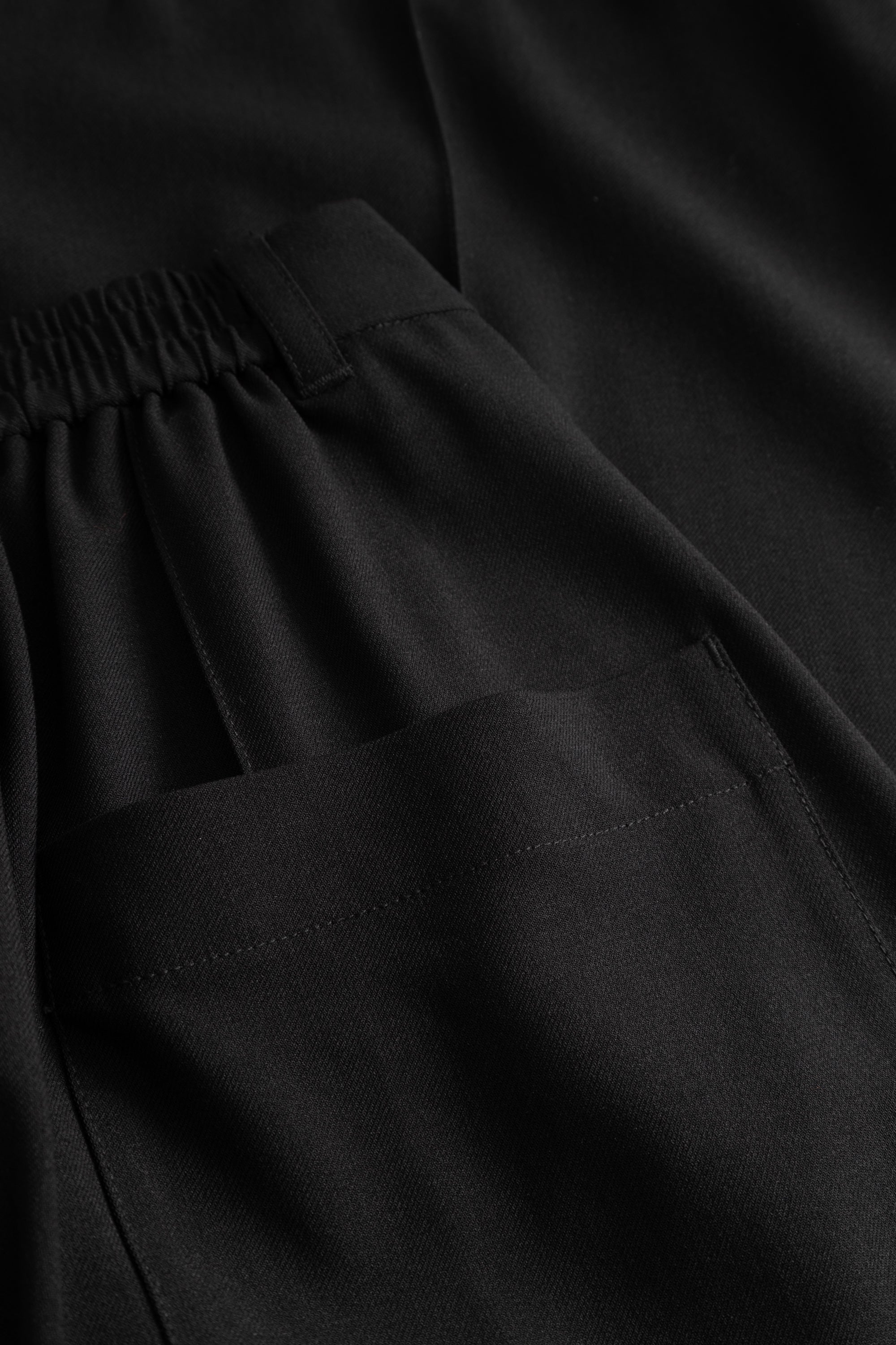 MKDT Studio PALOMA TRANSEASONAL WOOL Pants BLACK