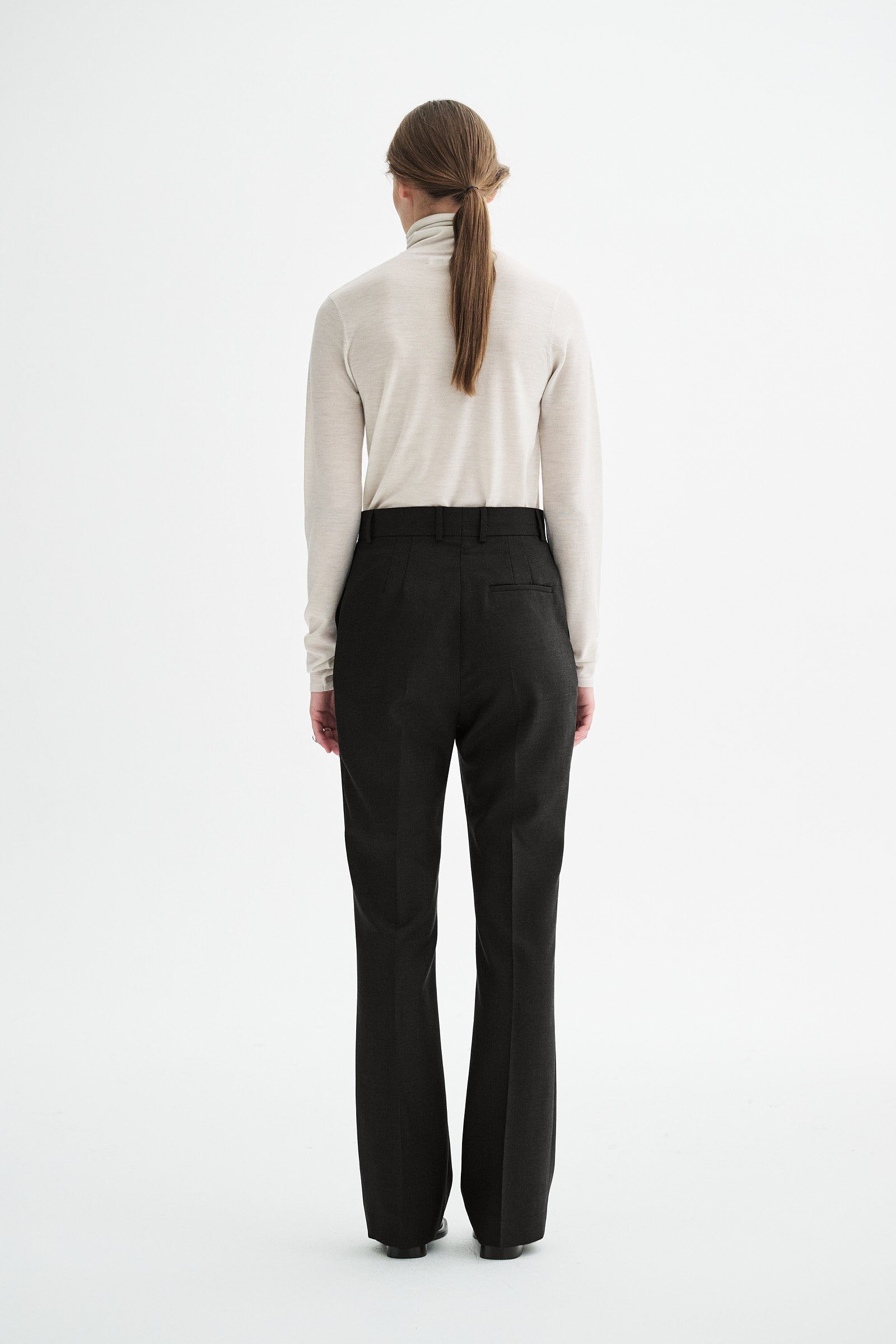 MKDT Studio PATRINA ECO WOOL TWILL Pants BROWN