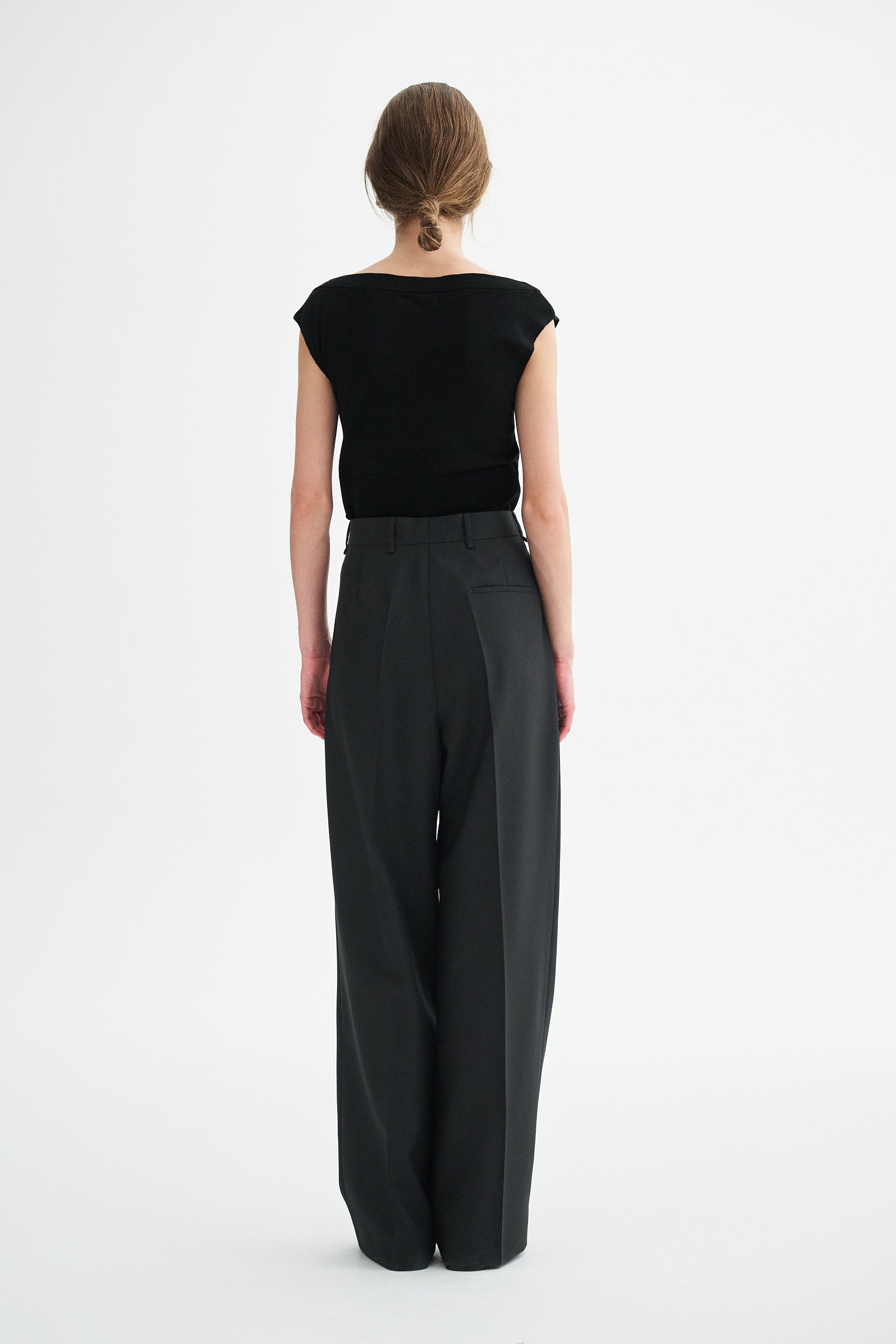 MKDT Studio PIRKA ECO WOOL TWILL Pants GREY