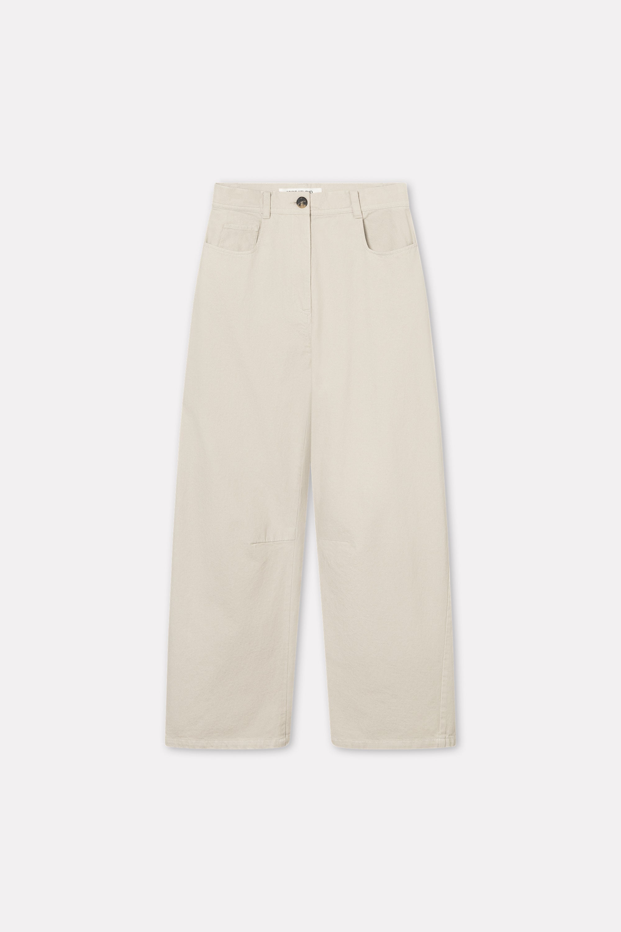 MKDT Studio Pella Cotton Twill Pants STONE GREY