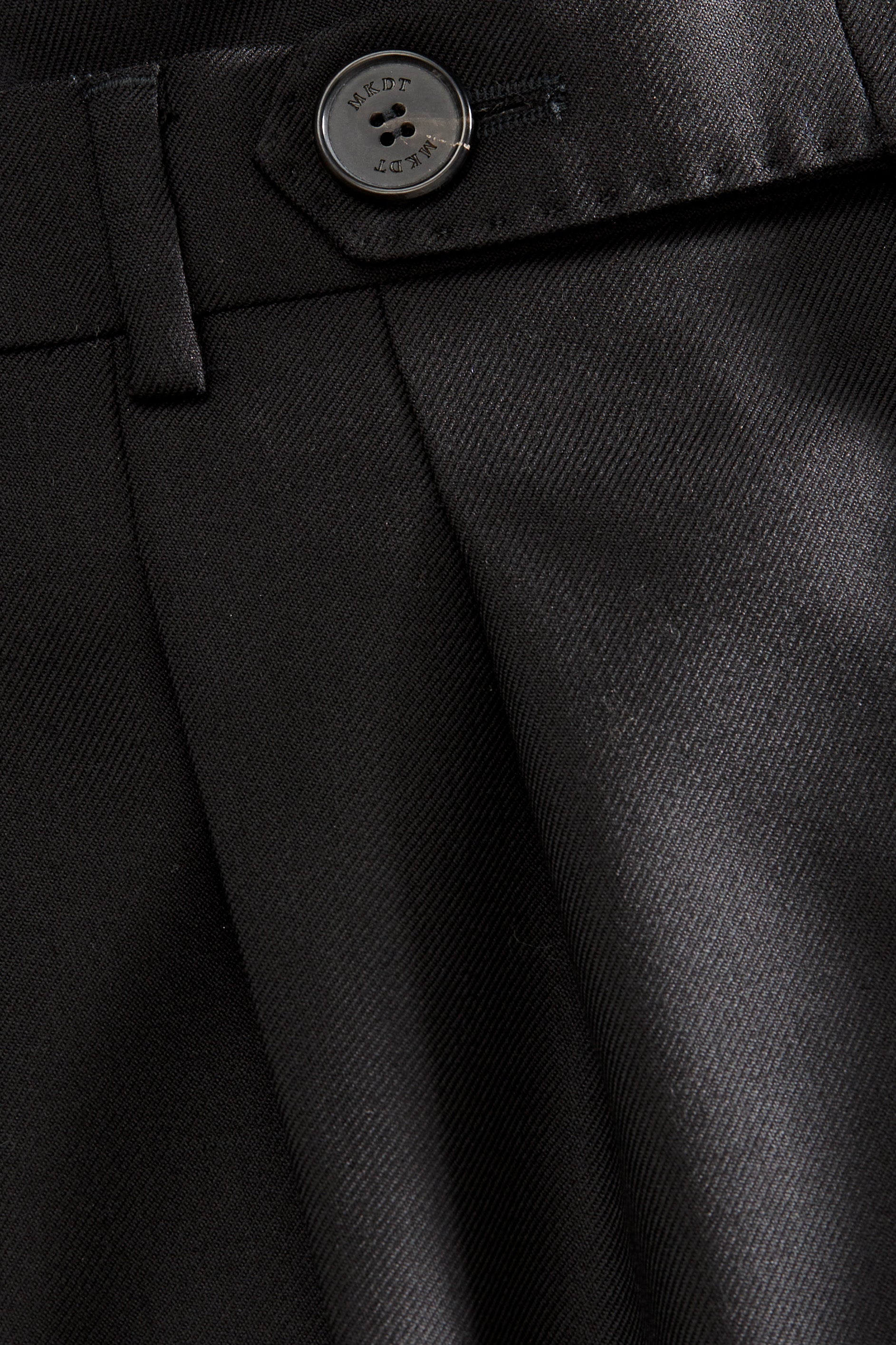 MKDT Studio Pepe Eco Wool Twill Pants BLACK