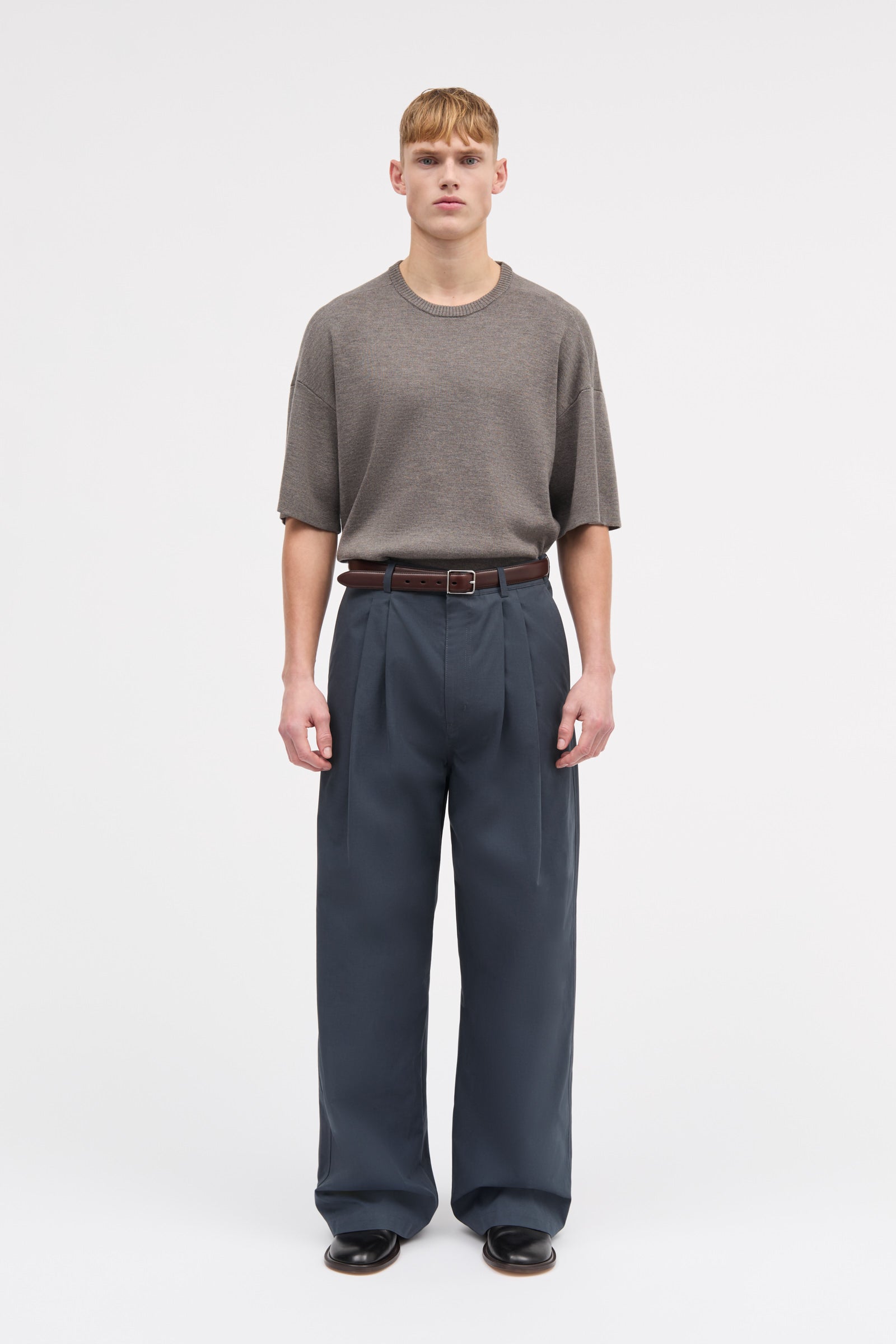 MKDT Studio Per Half Panama Pants NAVY
