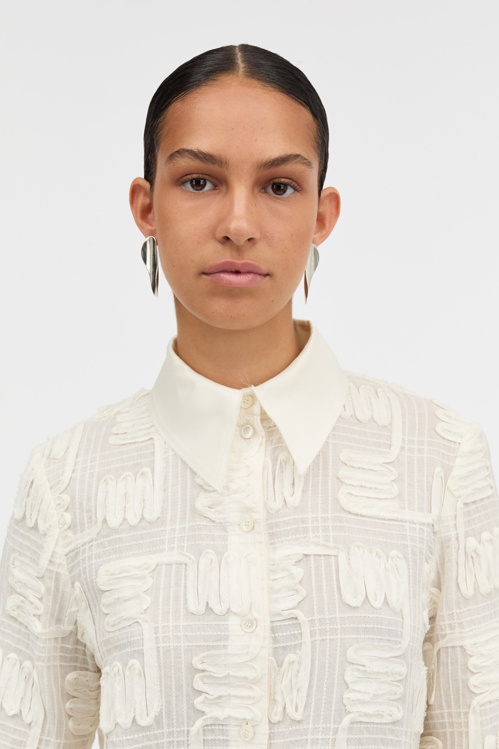 MKDT Studio SAKO RAMIE Shirts IVORY