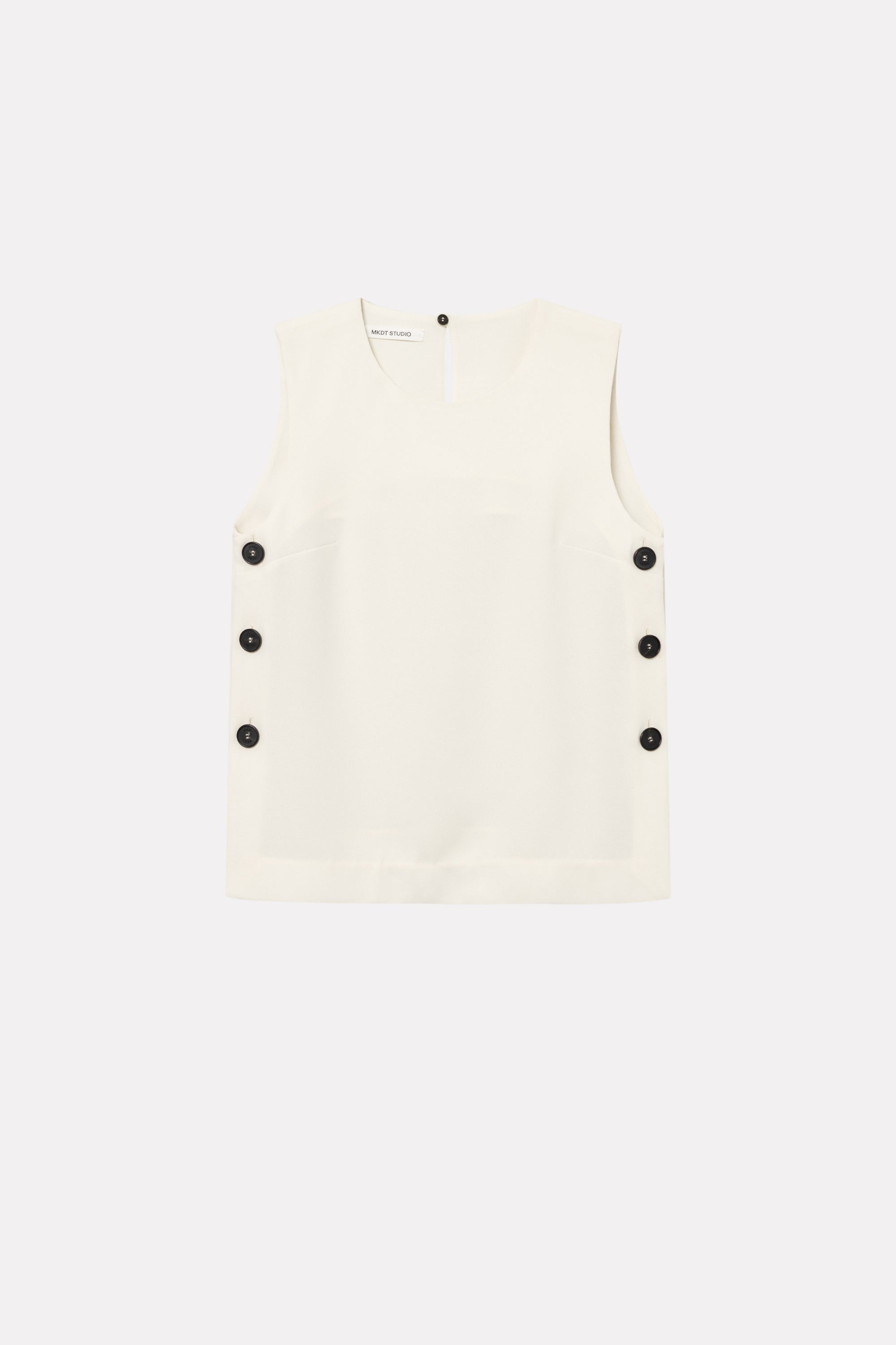 MKDT Studio TENA CREPE GEORGETTE Shirts IVORY