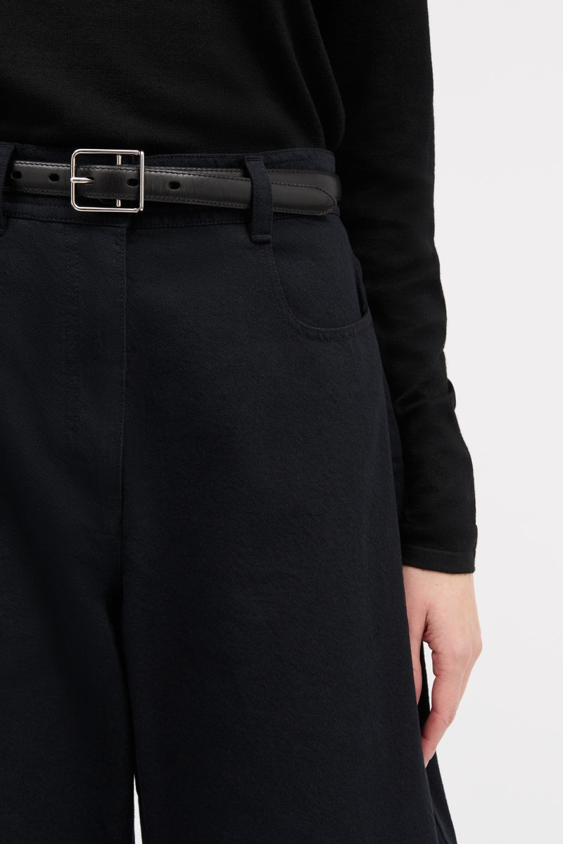 Ami Chr Leather - BLACK