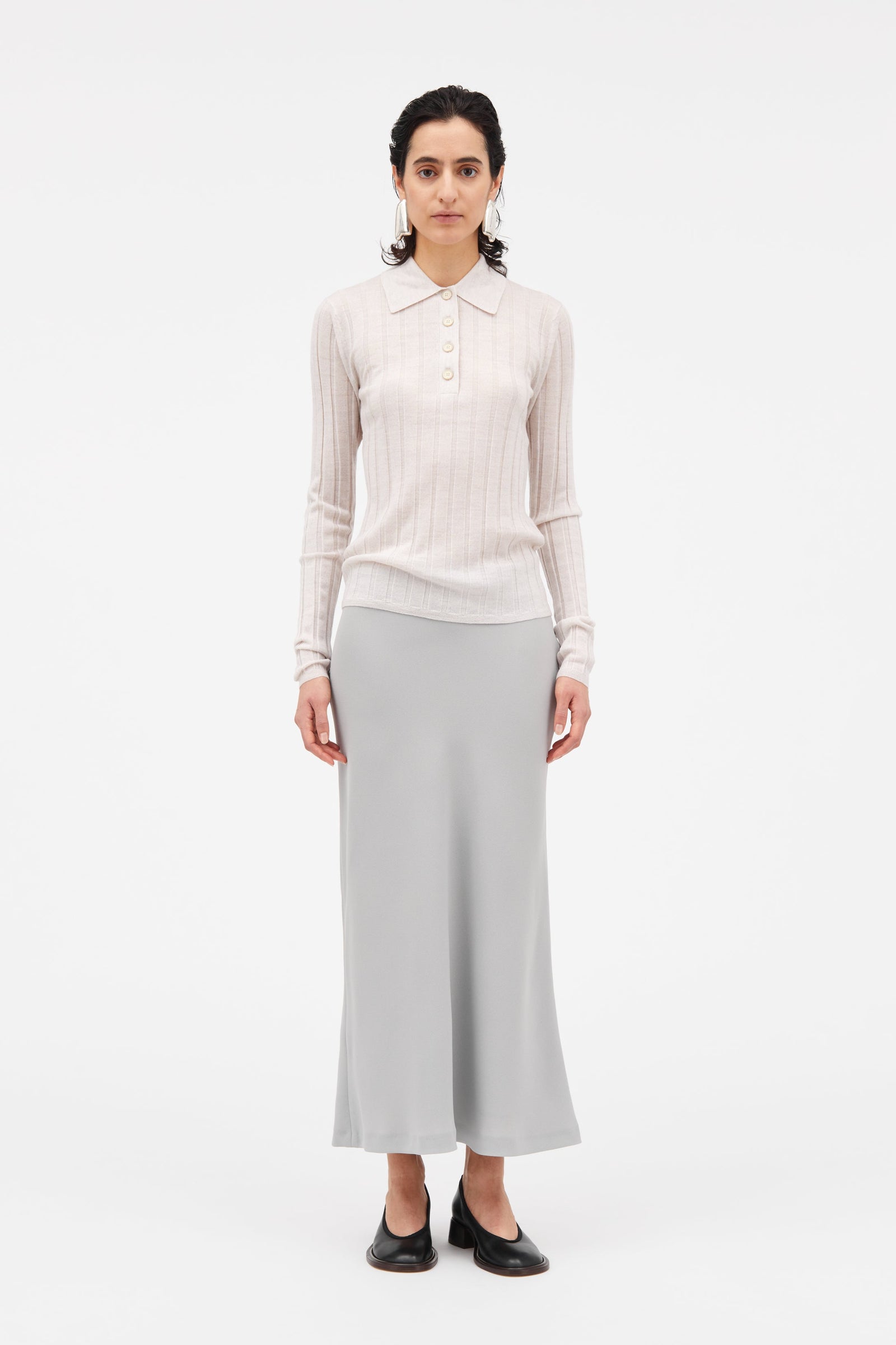 スカート MARK KENLY DOMINO TAN NOELEE SKIRT Novo Crinkle Tech – MKDT STUDIO