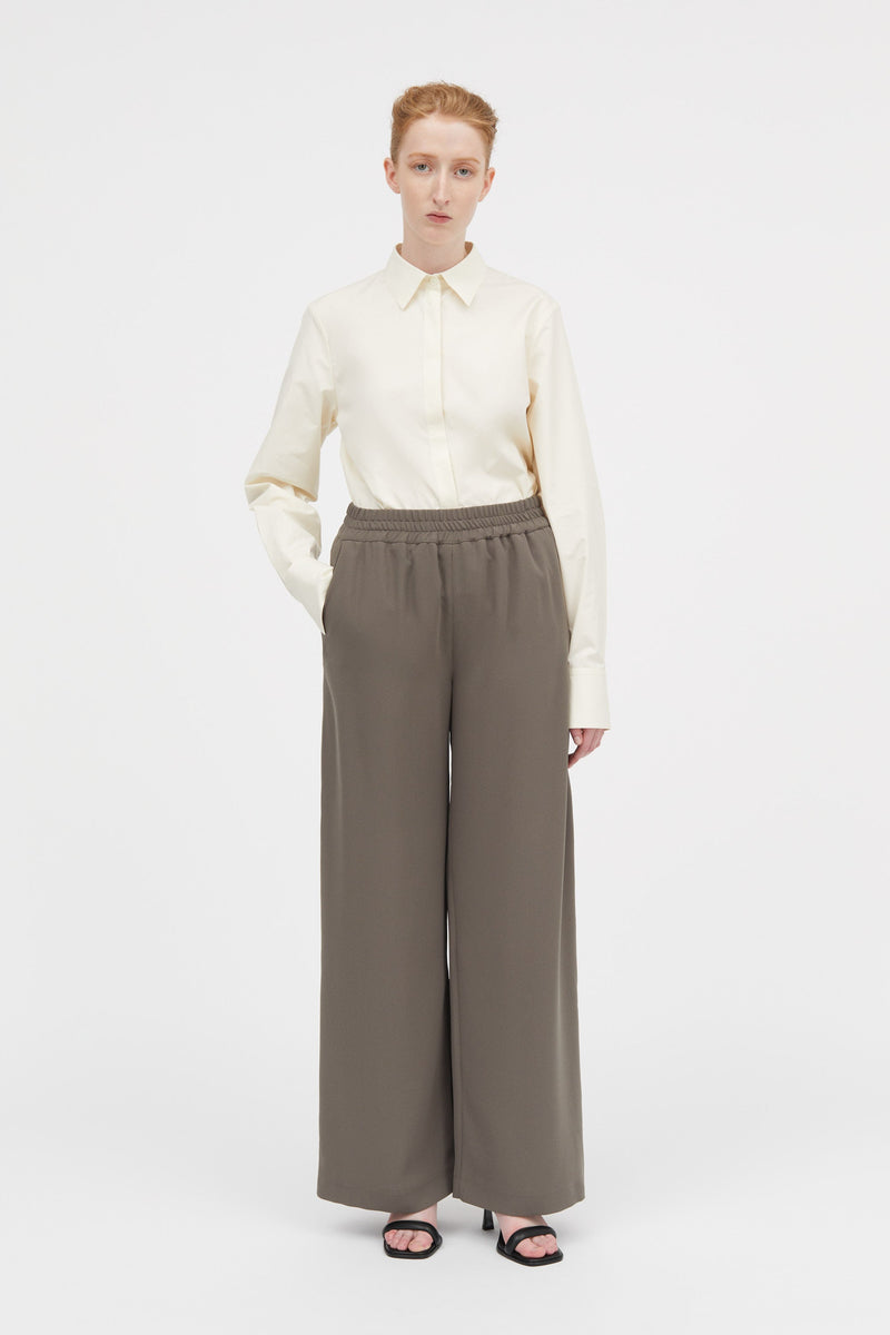 Palmira Pants Dark Moss