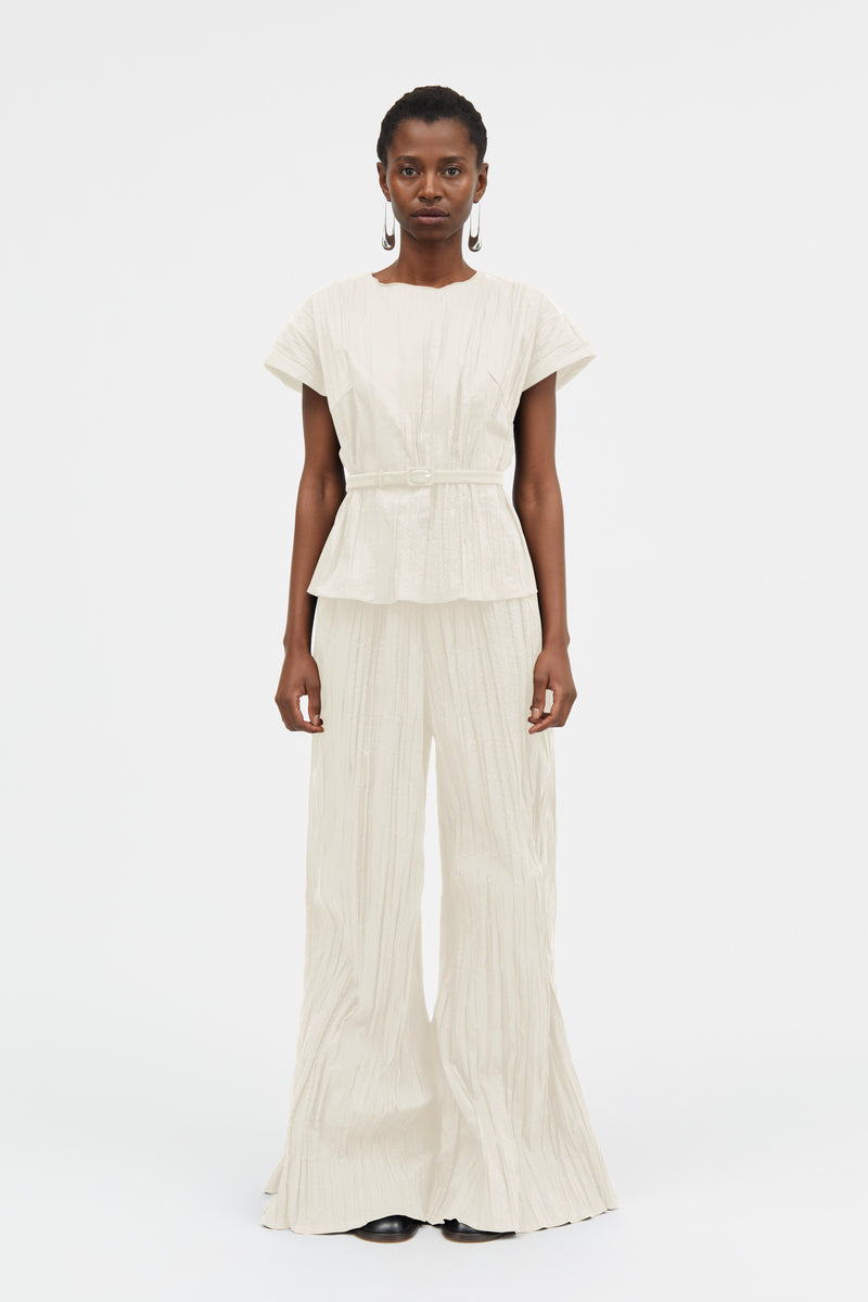 Pinola-atelier Pleated Cotton Tech - BABYS BREATH
