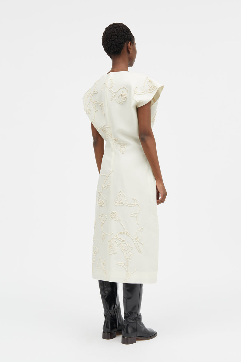 Dina-atelier Silk Wool Twill - IVORY