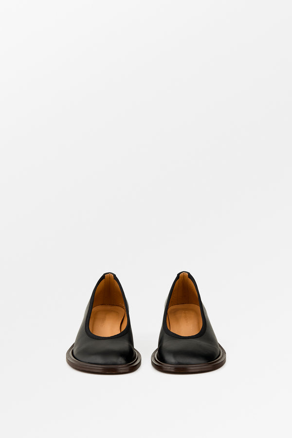 Mark Kenly Domino Tan Alaia Leather Shoes BLACK