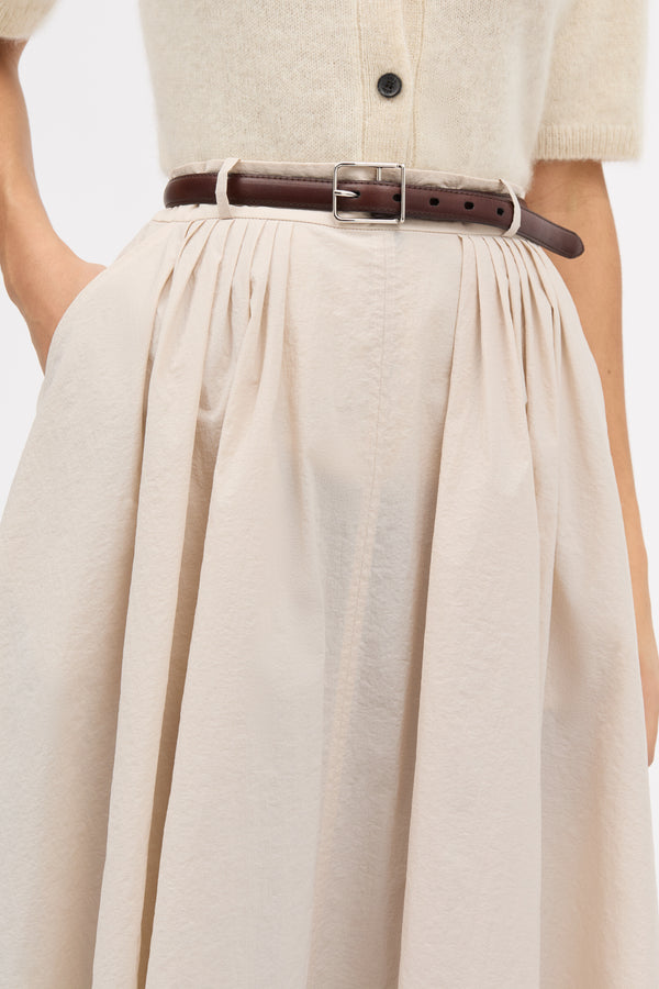 MKDT Studio Ami Chr Leather Belts BROWN