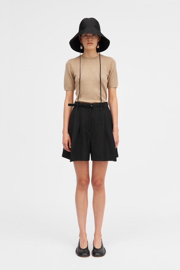 Mark Kenly Domino Tan Aramis Silk Tech Hats BLACK