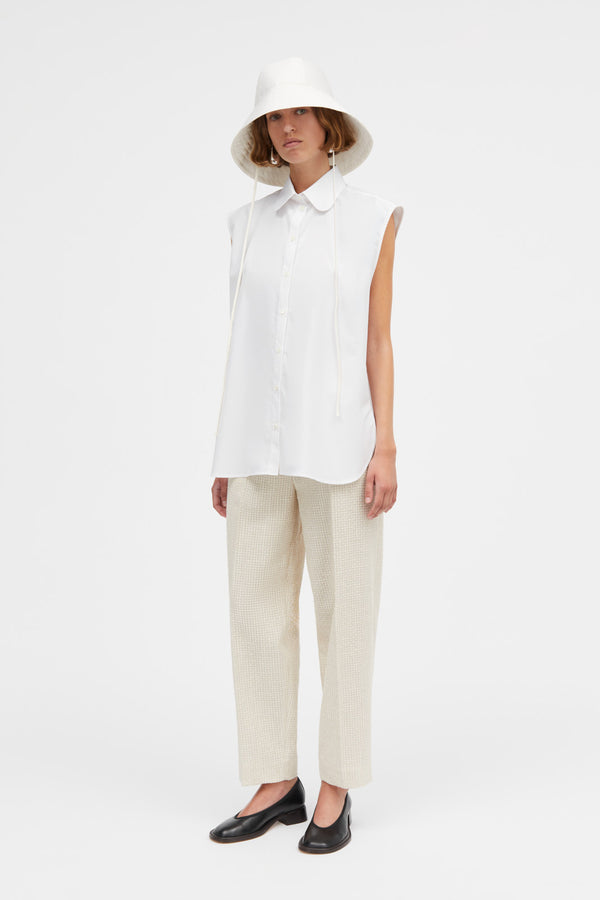 Mark Kenly Domino Tan Aramis Silk Tech Hats IVORY