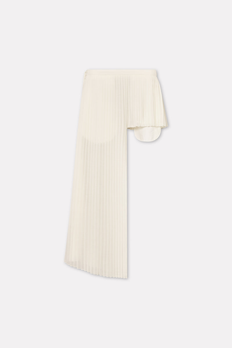 MKDT Studio Avery-atelier Small Plissé Skirts IVORY