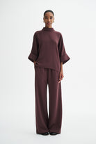 MKDT Studio BAILEE CREPE GEORGETTE Blouses BURGUNDY