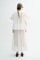 MKDT Studio BEBEL COTTON POPLIN Tops WHITE