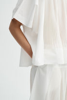 MKDT Studio BEBEL COTTON POPLIN Tops WHITE