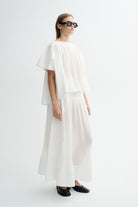 MKDT Studio BEBEL COTTON POPLIN Tops WHITE