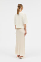 MKDT Studio BEYLA CREPE GEORGETTE Blouses IVORY