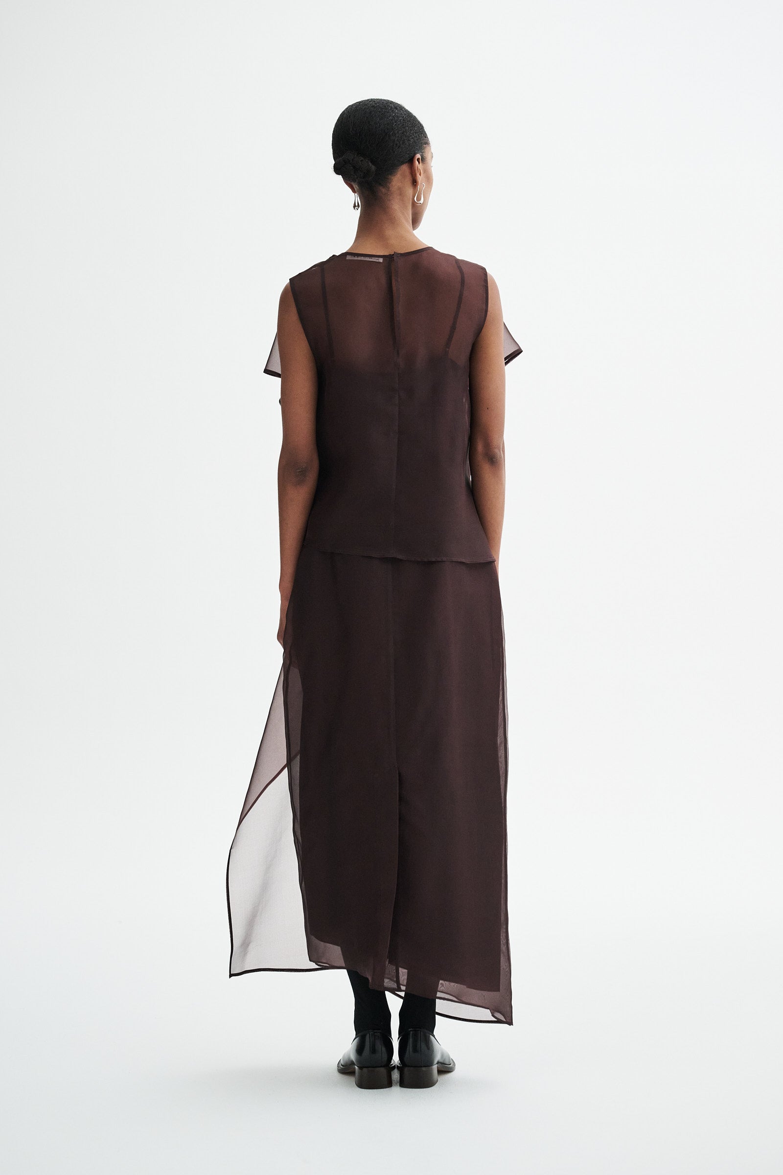 MKDT Studio BREN SILK ORGANZA Blouses FIG