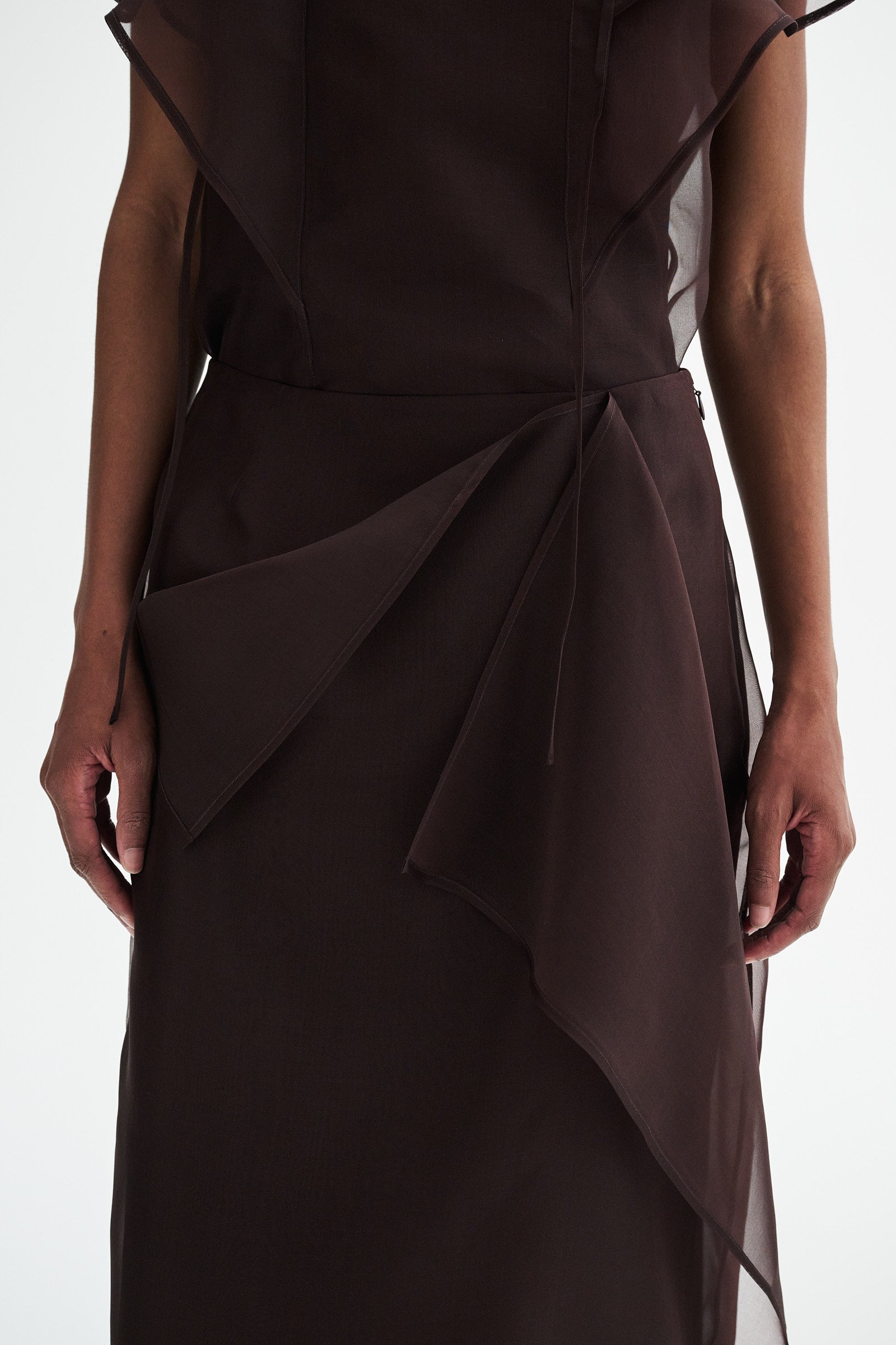 MKDT Studio BREN SILK ORGANZA Blouses FIG