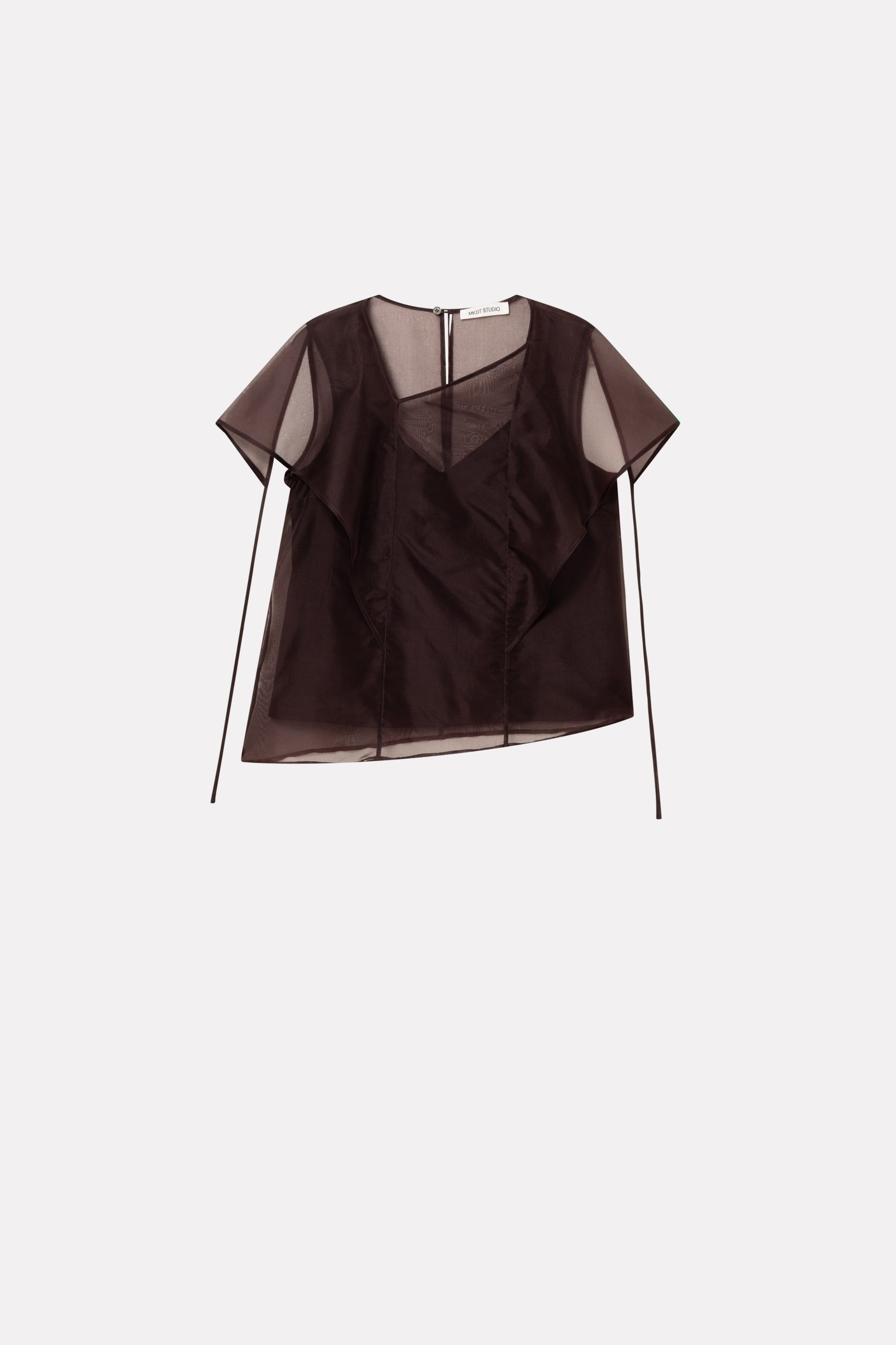 MKDT Studio BREN SILK ORGANZA Blouses FIG