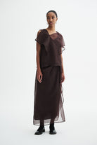 MKDT Studio BREN SILK ORGANZA Blouses FIG