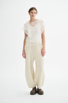 MKDT Studio BREN SILK ORGANZA Blouses IVORY QUARTZ