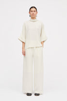 MKDT Studio Bailee Crepe Georgette Blouses IVORY