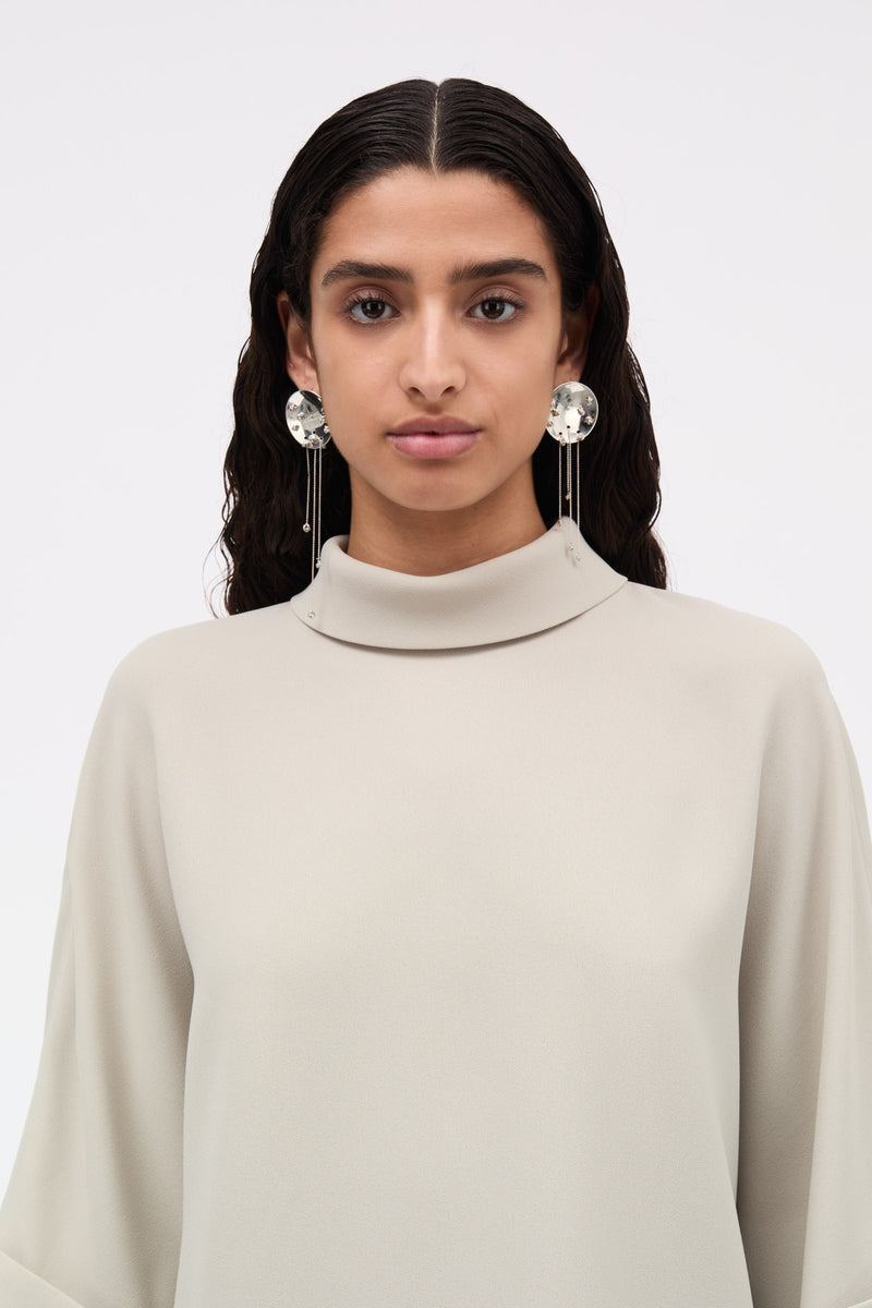 MKDT Studio Bailee Crepe Georgette Blouses SAND