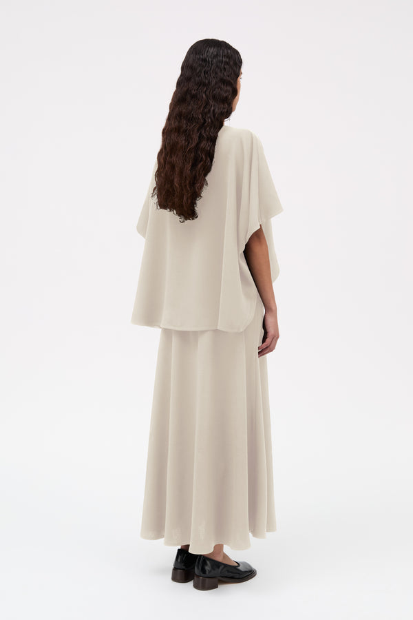 MKDT Studio Belinda Crepe Georgette Blouses SAND