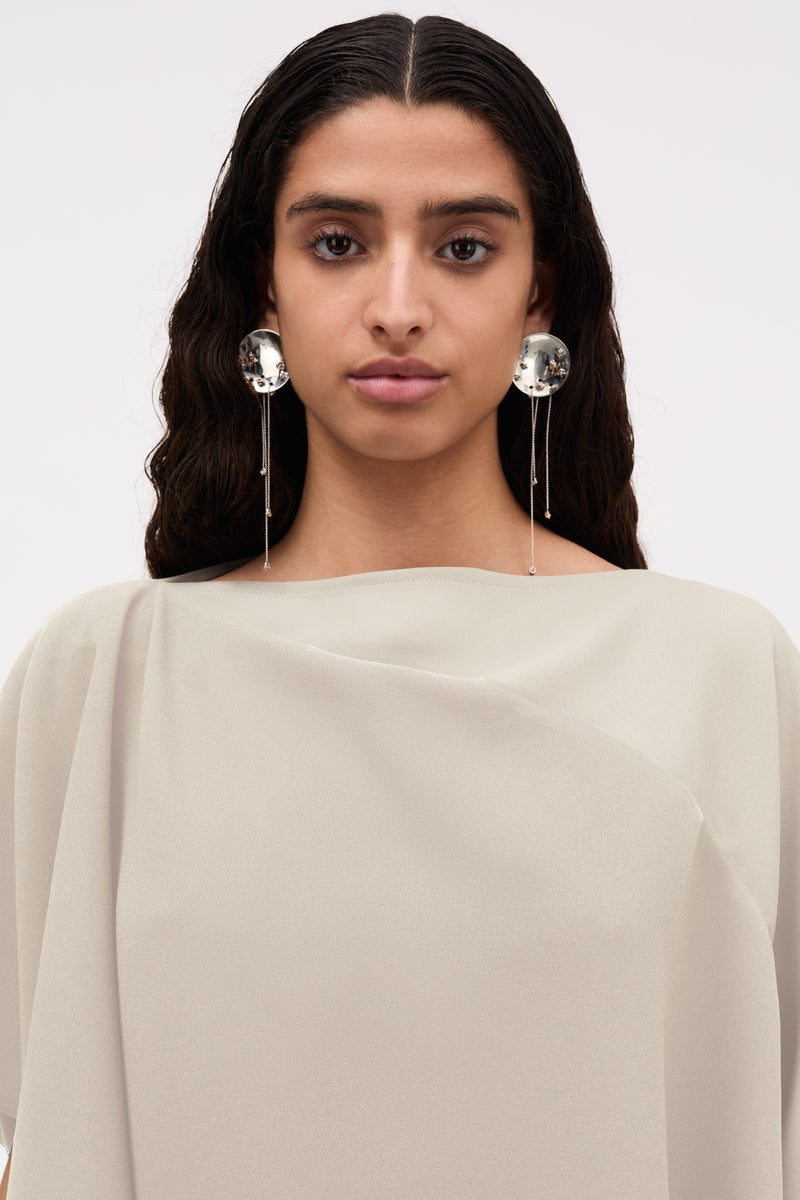 MKDT Studio Belinda Crepe Georgette Blouses SAND