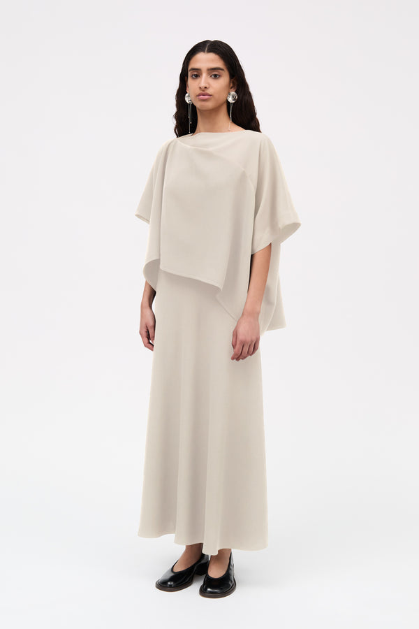 MKDT Studio Belinda Crepe Georgette Blouses SAND