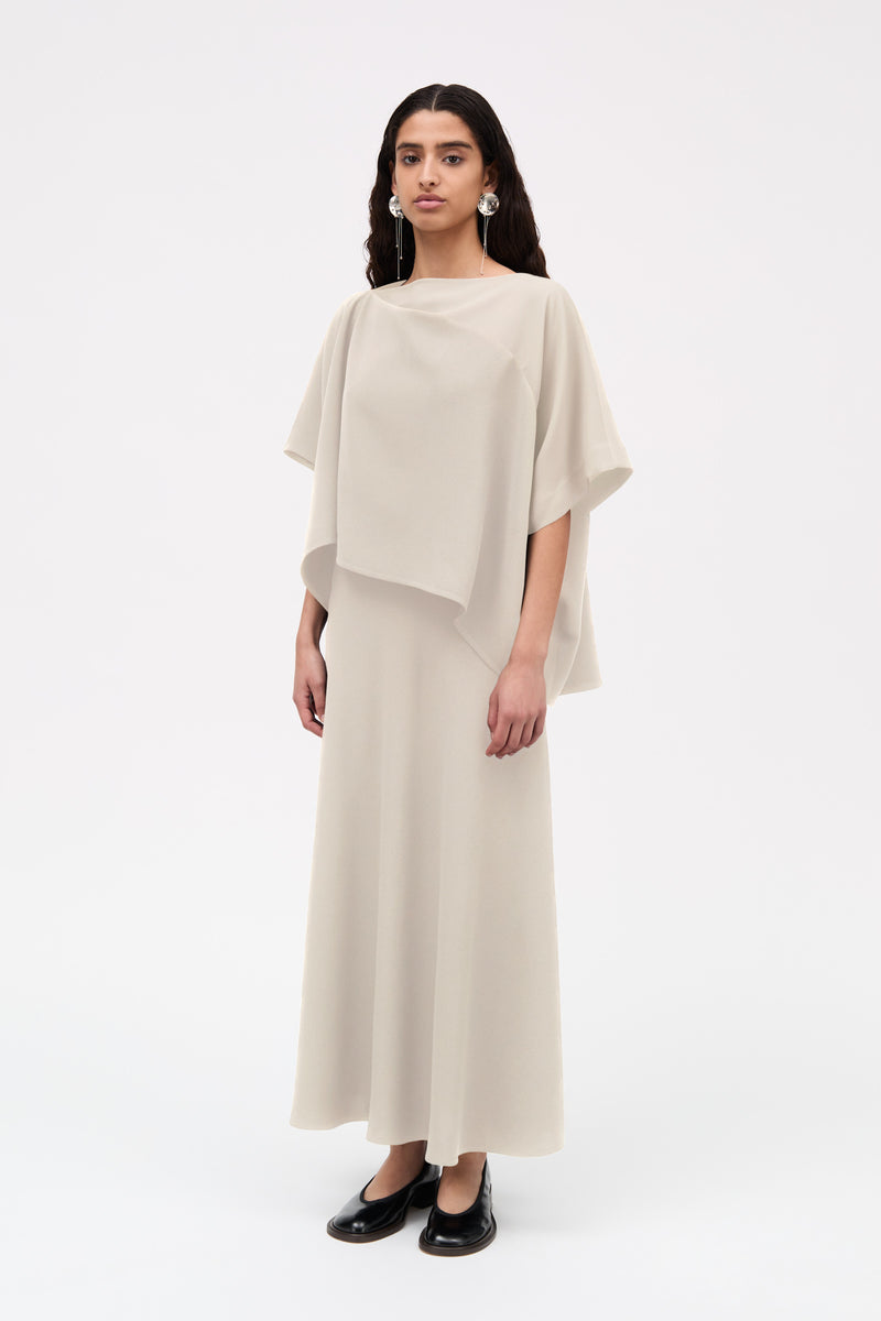 MKDT Studio Belinda Crepe Georgette Blouses SAND