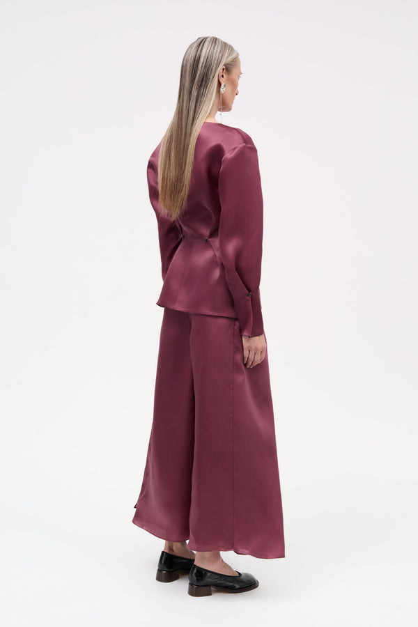 MKDT Studio Bemma-atelier Silk Blouses BERRY