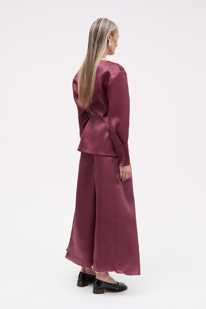 MKDT Studio Bemma-atelier Silk Blouses BERRY